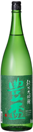 Houhai Junmai Daiginjo Midorinanakonuri Moyou 豊盃 純米大吟醸 緑七々子塗模様